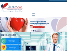 Tablet Screenshot of centrocor-bnu.com.br